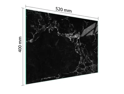 Obrázek produktu pro Skleněné Krájecí Prkénko 52X40 Mramor