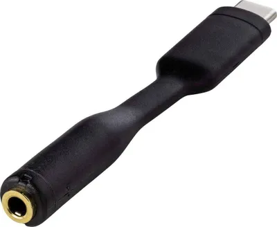 Produktbild von Renkforce Audio Adapterkabel [1x USB-C® Stecker - 1x 3.5 mm Goldkontaktbuchse] 8.00 cm Flexibel