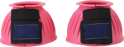 Productafbeelding van 1 paar hufbeschermers voor paarden, comfortabele rubberen hufbescherming voor paarden, geschikt voor training en paardensport, maat M, roze