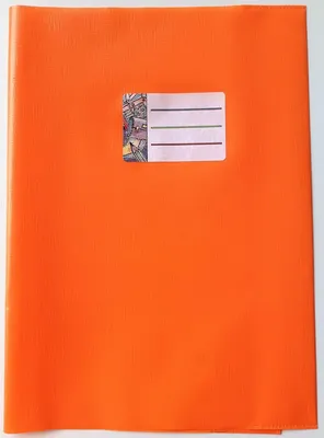 Productafbeelding van herlitz Heftschoner DIN A4, gepr„gt (Bast), PP, orange