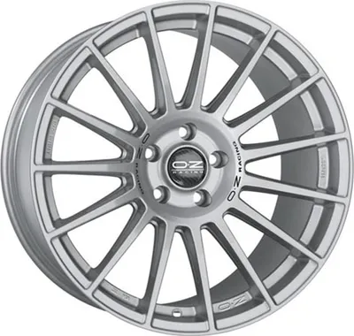Produktbild von ALUFELGE OZ Racing SUPERTURISMO DAKAR 10x20 5x112 ET 26 MATT RACE SILVER BLACK LETTERING