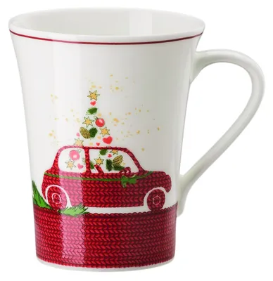 Image de Hutschenreuther Nora Weihnachtszeit Auto Becher mit Henkel 02048-726044-15505726044-15505 Neuheit 2021 /Abverkauf nur solange Vorrat reicht