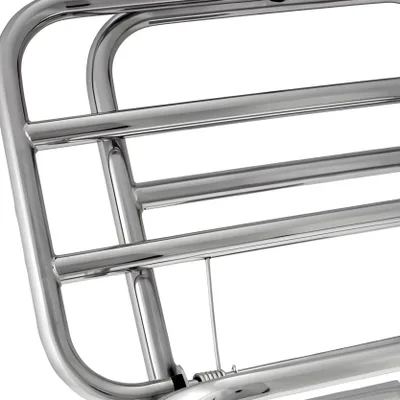 Immagine prodotto di Portapacchi posteriore cromato, compatibile con Vespa PX80-200