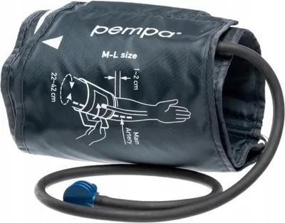 Zdjęcie produktu dla Pempa Mankiet do ciśnieniomierza czaszowy M-L (22-42cm), 1 sztuka