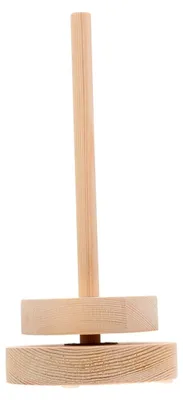 Produktbild von Drehbarer Spulenhalter aus Holz für die Aufbewahrung von Garn und Nähfäden