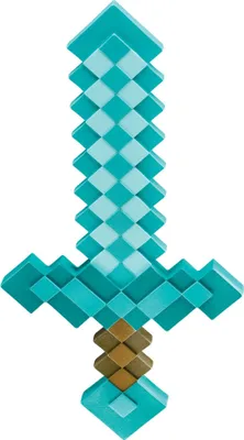 Immagine prodotto di Minecraft spada di diamante replica in plastica 51 cm
