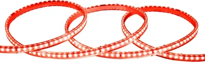 Produktbild von LED-Streifen Dimmbar 220V SMD 120 LED/m Farbig 8.5W/m Breite 12mm Schnitt 20cm IP65 nach Maß Rot 10 m