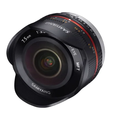 Immagine prodotto di Samyang MF 7,5 mm F3,5 Fisheye MFT nero
