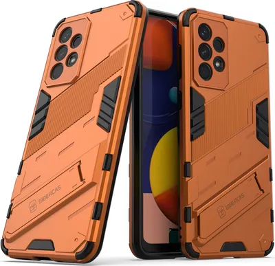 Produktbild von Armor Hülle für Samsung Galaxy A33 5G, Hybrid PC TPU Bumper Stoßfestes Schutzhülle mit Standfunktion Weiß