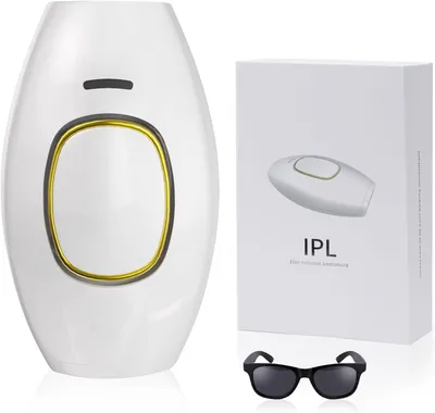 Produktbild von IPL-Geräte Haarentfernung Epilierer Laser Gerät zur dauerhaften schmerzfreien Haarentfernung, Haarentfernung am ganzen Körper und im Gesicht (weiß)