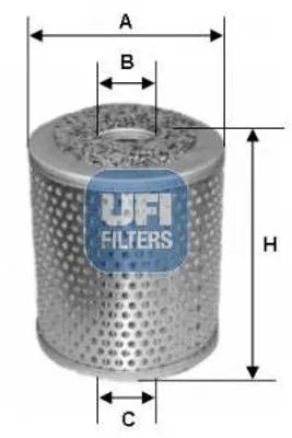 Produktbild von Kraftstofffilter UFI 26.623.00 Filtereinsatz