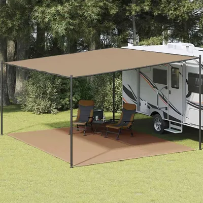 Produktbild von vidaXL Zeltteppich 400x500 cm Taupe