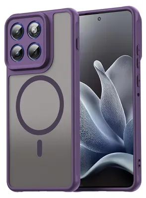 Produktbild von Motorola Edge 70 Hülle - Coverup Mattes Transparentes Back Cover mit Kameraschutz - MagSafe Compatible - Violett