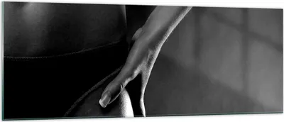Produktbild von Bilder auf glas - Frau Modell erotisch - 140x50cm - Glasbilder - Wandbilder - Kunstdruck - zum Aufhängen bereit - Wanddekoration aus Glas - Glas Bilder - Wandbild auf Glas - Einteilig - GAB140x50-1370