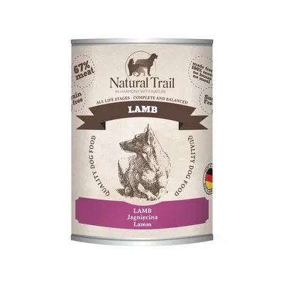 Image de NATURAL TRAIL nourriture pour chiens avec agneau 400g