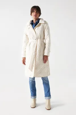 Image de Salsa Jeans 21006879 Manteau Beige M Femme Beige M