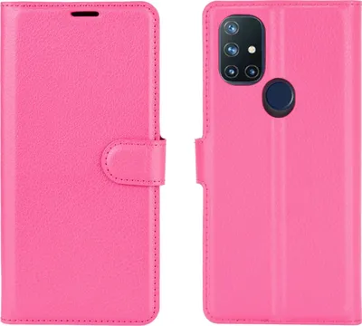Produktbild von Mobigear Classic  OnePlus Nord N10 5G Hülle Klapphülle Geldbörse - Magenta