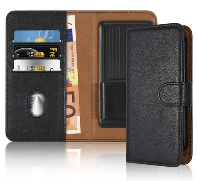 Immagine prodotto di Cadorabo cover per Xiaomi Mi 6 PRO custodia per telefono cellulare in NERO con slot per schede, 360 gradi di copertura protettiva per flip- Flip Case Book Cover Custodia per telefono cellulare in Finto cuoio