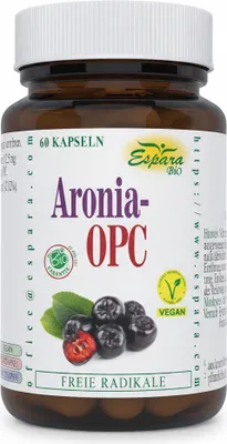 Produktbild von Espara Aronia-OPC  Kapseln, 60 Stueck, natuerliche Nahrungsergaenzung