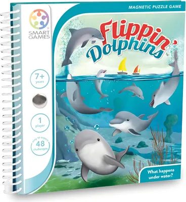 Zdjęcie produktu dla SmartGames Flippin' Dolphins, 7 lat(a), Wielobarwny