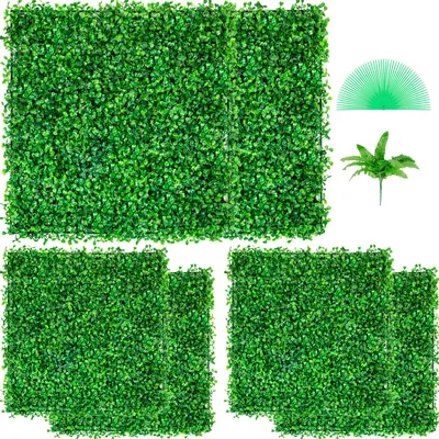 Obrázok produktu pre VEVOR Umelá rastlinná stena Privacy Screen Hedge Artificial UV 6ks. 50 x 50 cm