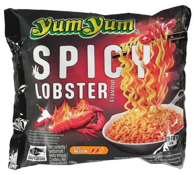 Produktbild von Yum Yum Instantnudeln Spicy Lobster Geschmack scharf 100g