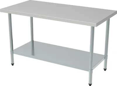 Produktbild von CHEFGASTRO 700 Arbeitstisch Grundboden abmontierbar BxTxH 700x700x850mm