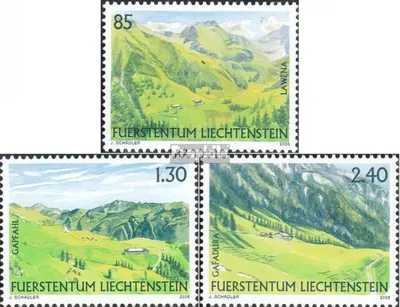Produktbild von Briefmarken Liechtenstein 2006 Mi 1424-1426 (kompl.Ausg.) postfrisch Liechtensteiner Weidealpen