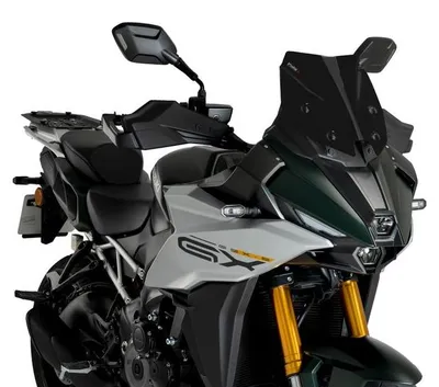 Image de PUIG 21987J Pare-brise sport adapté à la SUZUKI GSX-S1000GX Noir mat