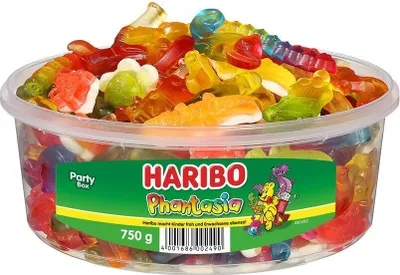 Produktbild von Haribo Phantasia Fruchtgummi und Schaumzucker bunte Mischung 750g