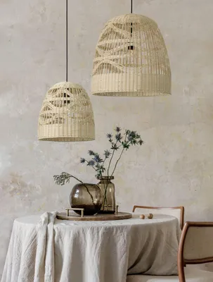 Produktbild von Nova Luce MARLO Pendelleuchte E27 Beige 200x46cm dimmbar 9586504