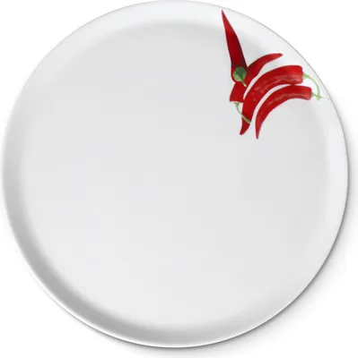 Produktbild von CreaTable - EUROPA KRÄUTER - Pizzateller CHILI 33 cm aus Porzellan