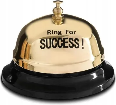 Zdjęcie produktu dla Biurkowy dzwonek na SUKCES (Ring for SUCCESS!)