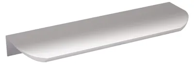 Productafbeelding van Handgreep voor kastdeuren, 350 mm, zilverkleurig, afgeronde handgreep voor kasten