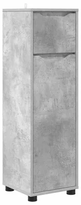 Obrázek produktu pro vidaXL Koupelnová skříňka betonová šedá 30,5 x 30 x 101 cm materiál na bázi dřeva