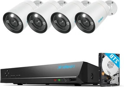 Produktbild von Überwachungskameraset - Überwachungssystem - CCTV-Kamerasystem - 12 MP UHD-Auflösung