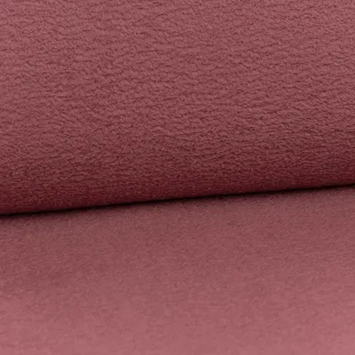 Produktbild von Fleecestoff Meterware Wellness Doubleface einfarbig mauve 1,45m