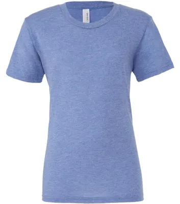 Image de T-shirt Canvas Triblend pour homme à col rond LT775 (M) (bleu Triblend)