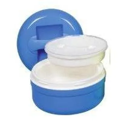 Isolierende Essensbox 2,5 l, rechteckig, spülmaschinengeeignet, blau
