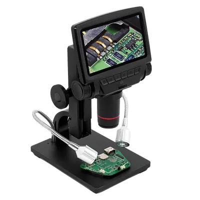 Zdjęcie produktu dla Mikroskop cyfrowy, czujnik 3 MP, powiększenie 260x, wyjście HDMI/USB, ADSM301