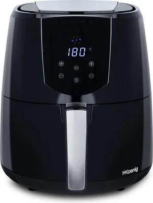 Obrázek produktu pro H.Koenig FRY800, Fritéza s nízkou spotřebou tuku, 4 l, 80 °C, 200 °C, 60 min, Samostarný