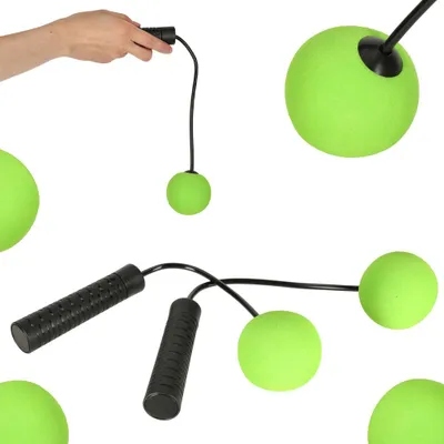 Image de Corde à sauter sans fil crossfit cardio fitness avec balles