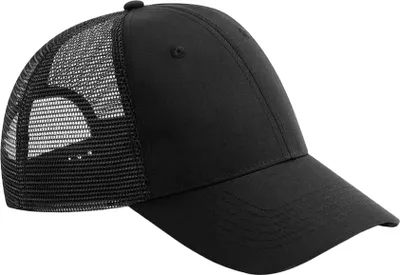 Image de Beechfield - Casquette camionneur homme/femme unie PC5067 (Taille unique) (Noir)
