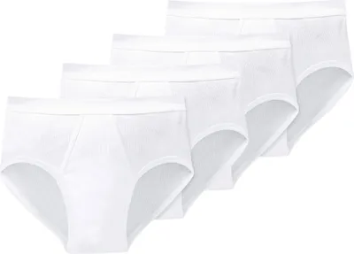 Produktbild von Schiesser 4er Pack Baumwolle Essentials Doppelripp Slip / Unterhose Mit komfortablem Softbund und Eingriff, In hochwertiger, bequemer Doppelripp-Qualität, Besonders strapazierfähig und langlebig