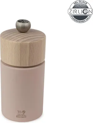 Produktbild von PEUGEOT Salzmühle BOREAL 12cm Zirkonia-Mahlwerk Buchenholz Blütenrosa