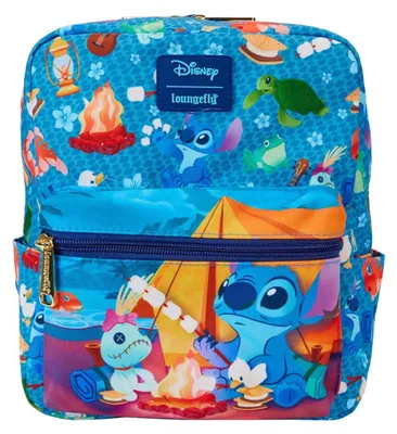 Productafbeelding van Loungefly Disney Stitch Camping Cuties - Premium accessoire, 24 cm, geschikt voor dagelijks gebruik