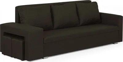 Produktbild von 3-Sitzer-Sofa mit Schlaffunktion MILO2 - Braun