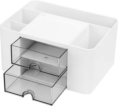 Produktbild von Multifunktionale Büro-Organizer - 5 Fächer und 2 Schubladen - ideal für Büromaterialien