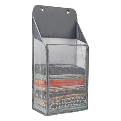 Produktbild von Korb für schmutzige Wäsche,Aufbewahrungskorb für Kleidung,Faltbar, große Öffnung, 90*35*22cm,grau