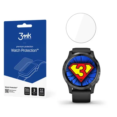 Produktbild von 3mk Display Schutzfolie Watch Protection für Garmin Vivoactive 4 0,2mm (3 Stück)